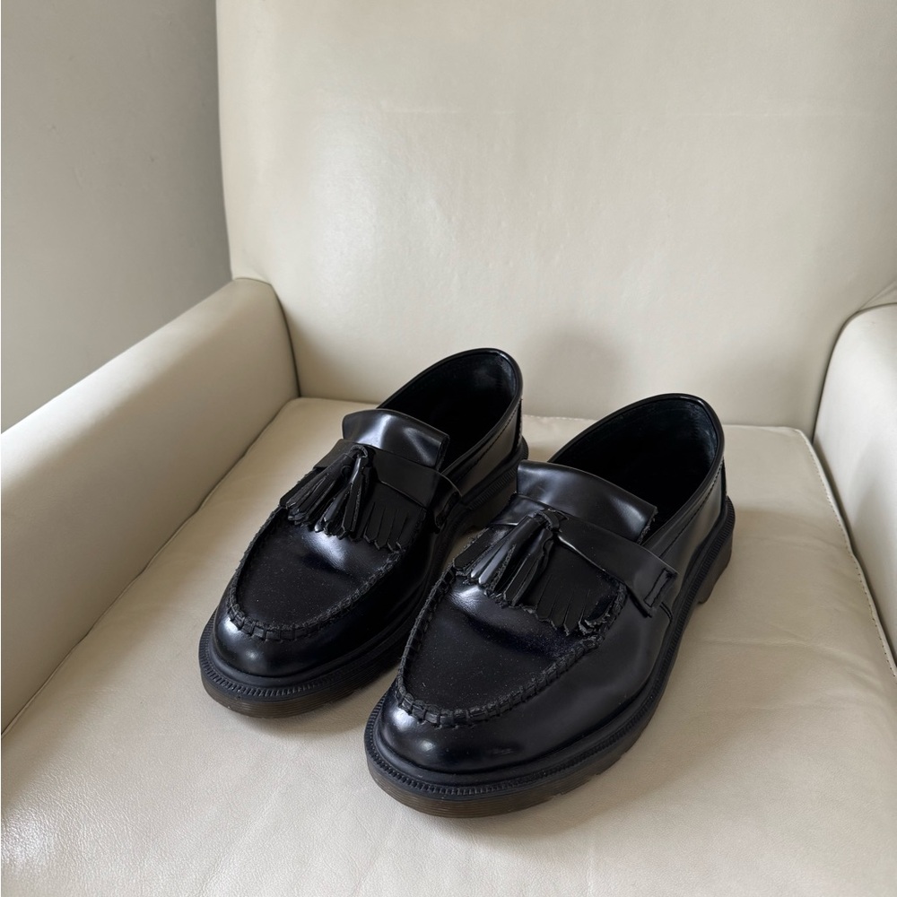 Dr. Martens Black Leather Loafers